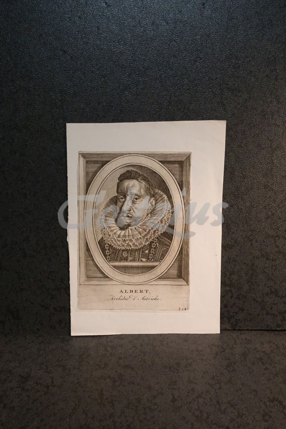 Engraving of Albert VII, Archduke of Austria