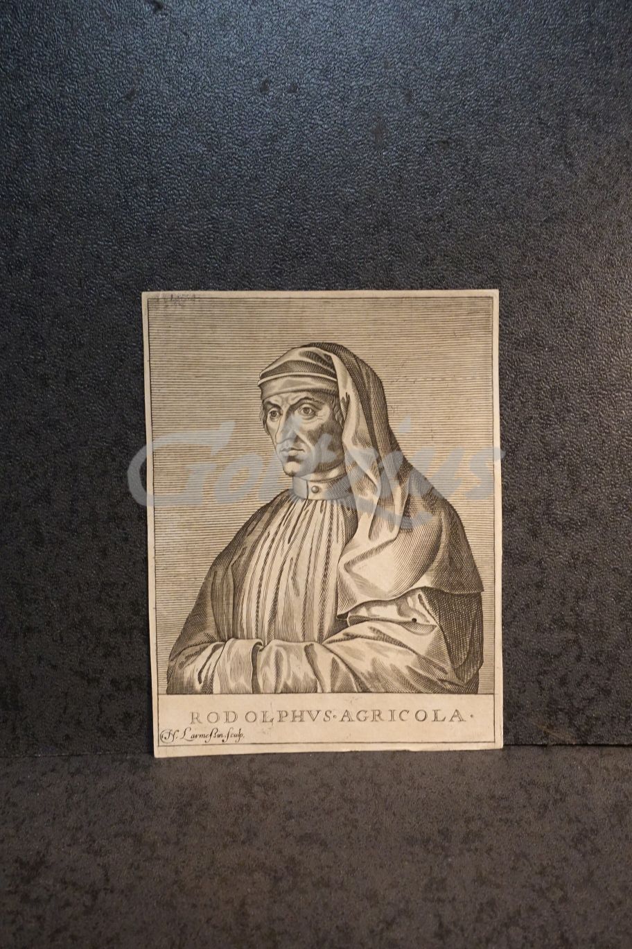 Engraving of Rodolphus Agricola