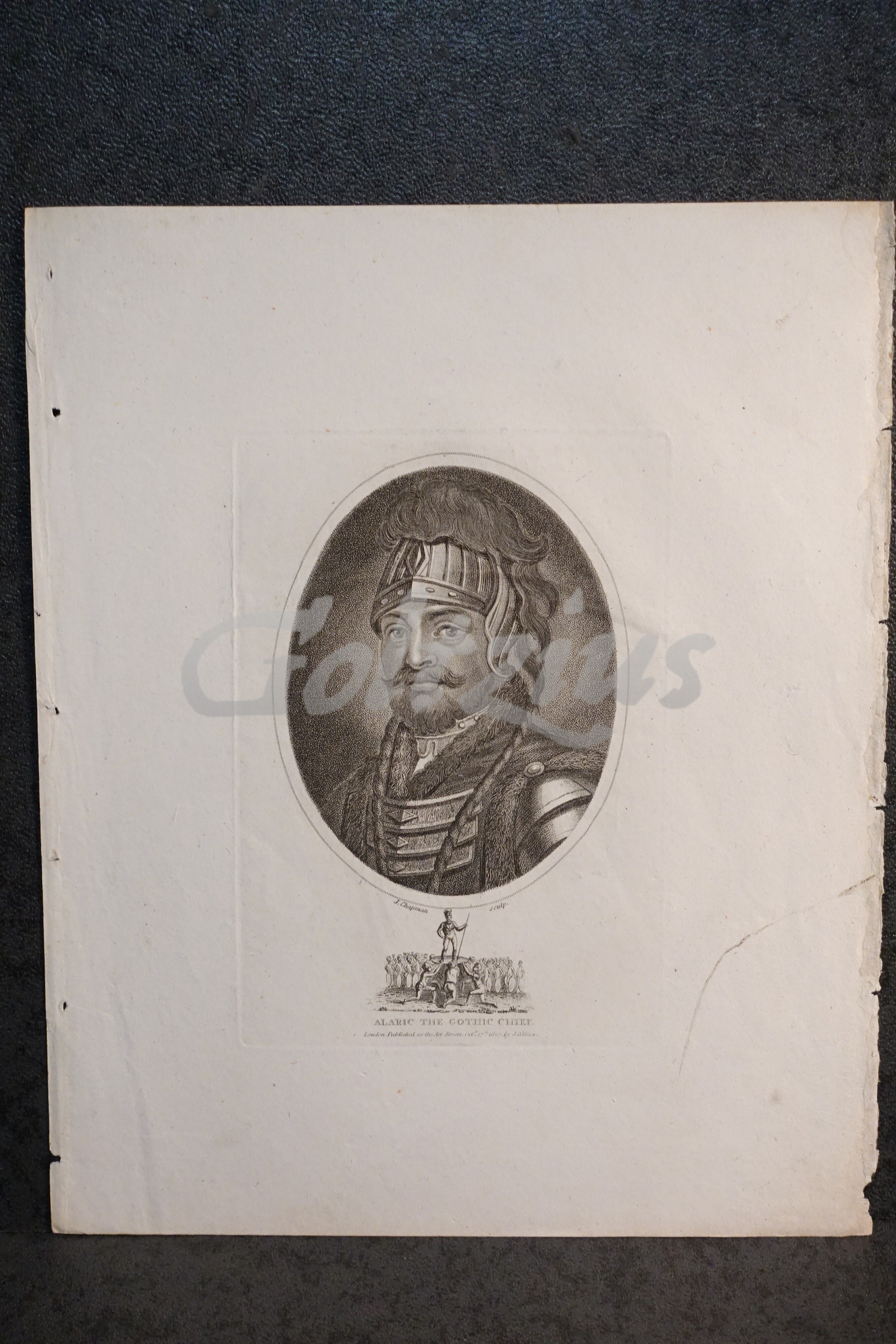 Engraving of Alaric I