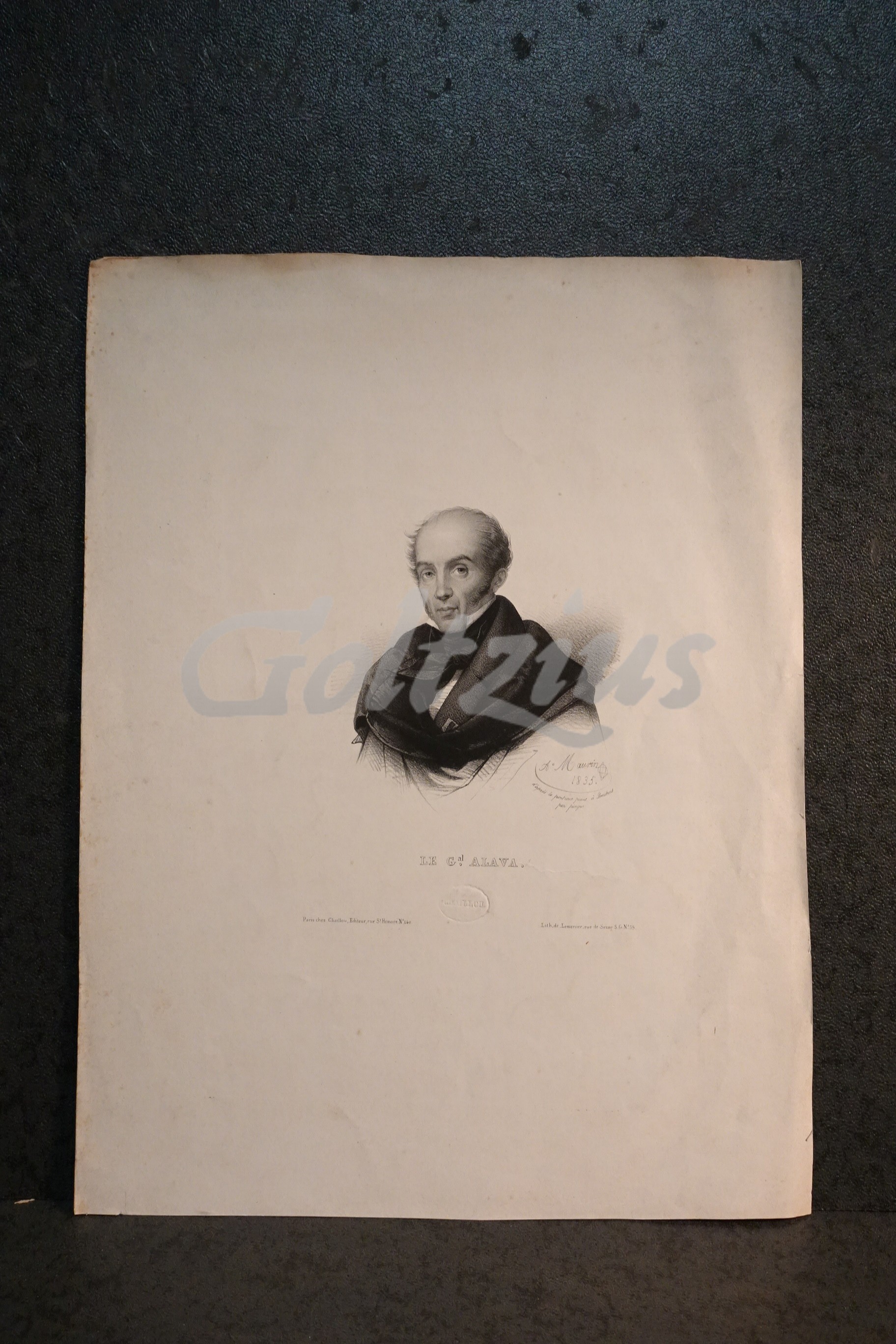 Lithography of general Alava