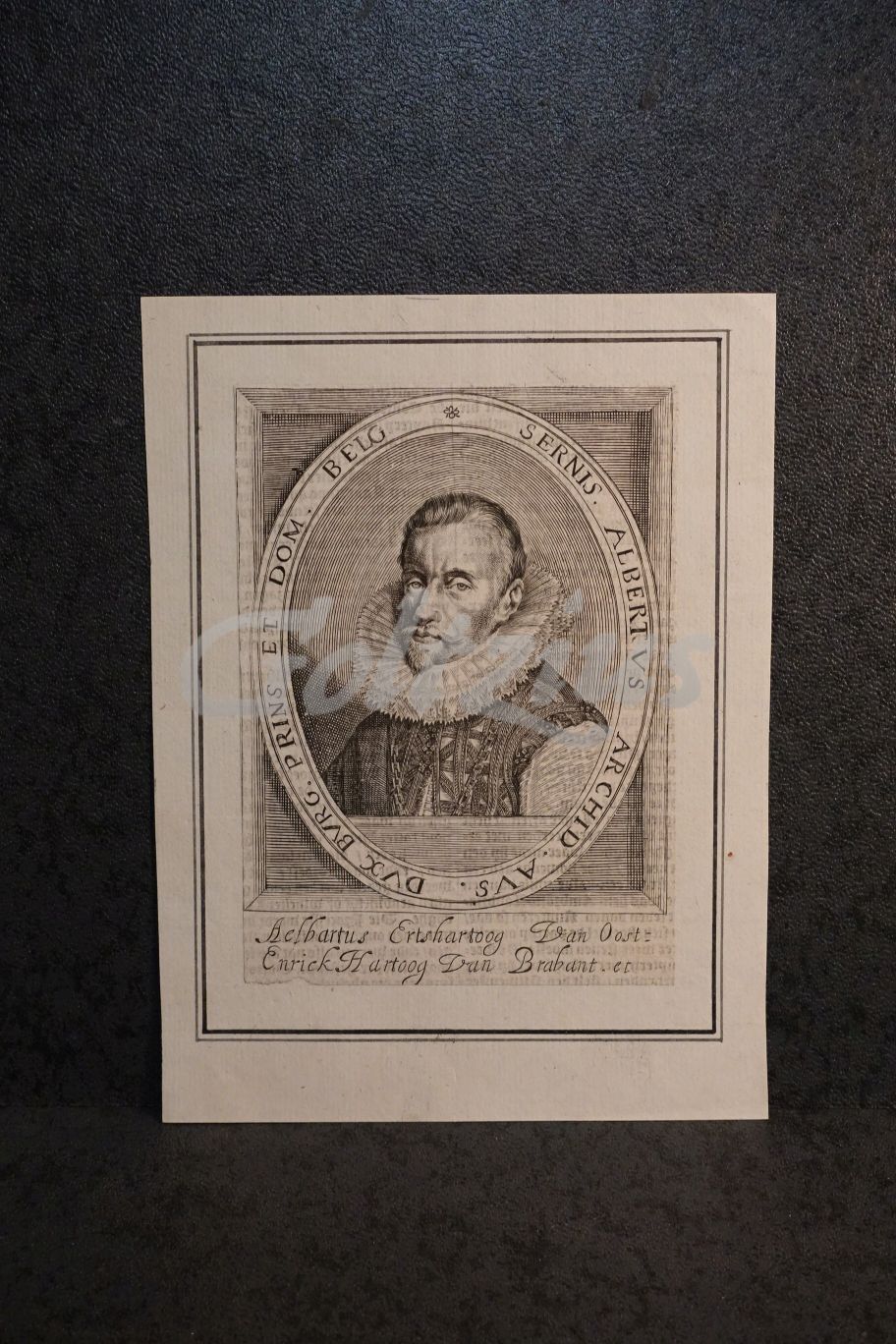 Engraving of Albert VII, Archduke of Austria