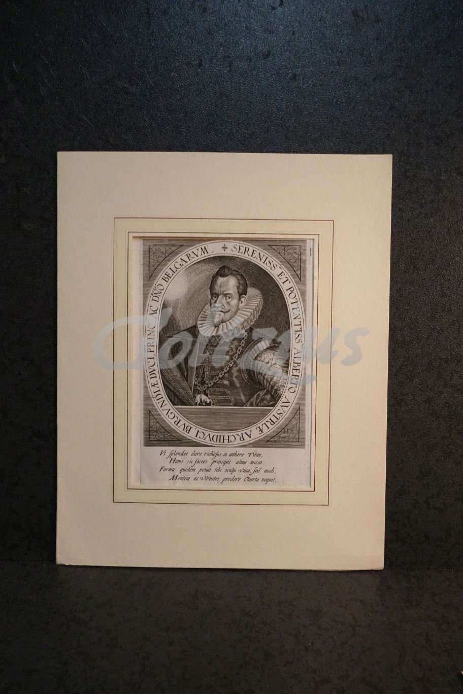 Engraving of Albert VII, Archduke of Austria