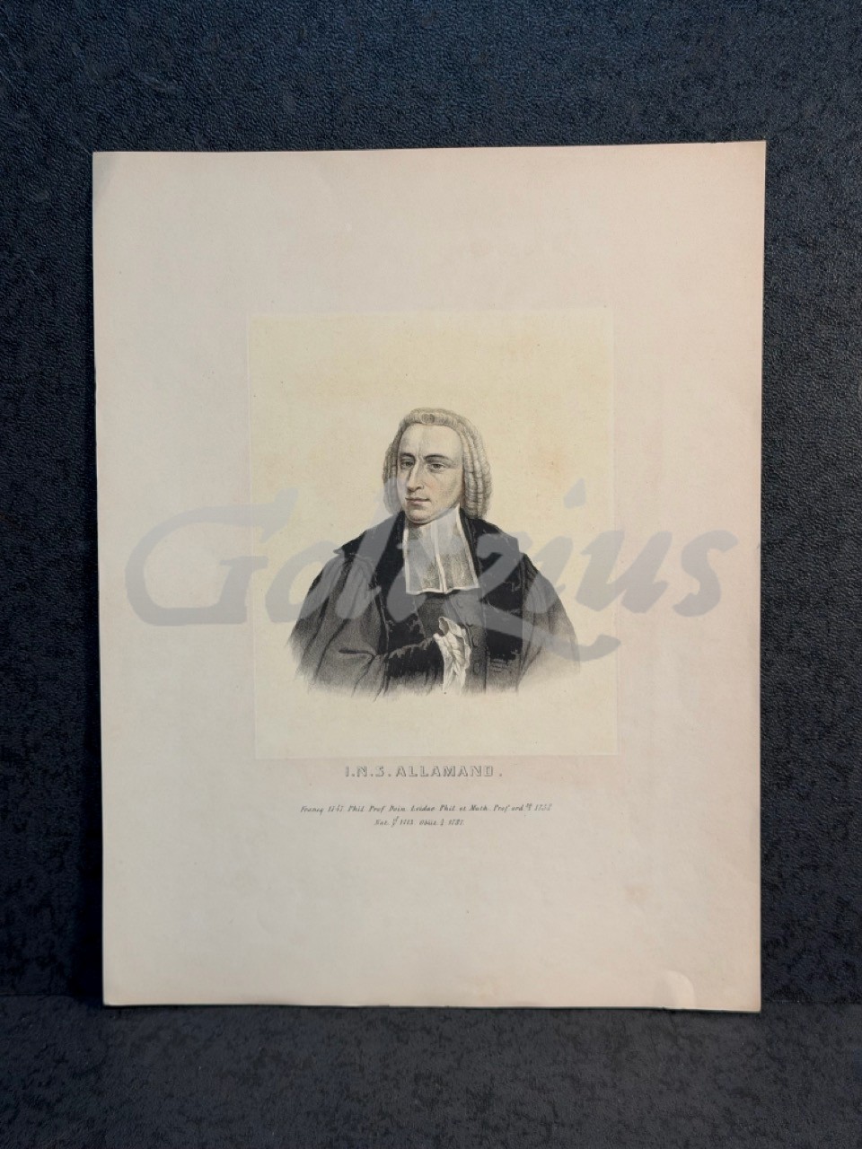 Portrait of Johannes Allamand