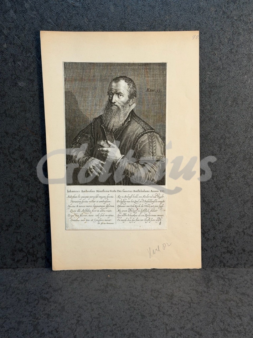 Portrait of Johannes Ambrosius