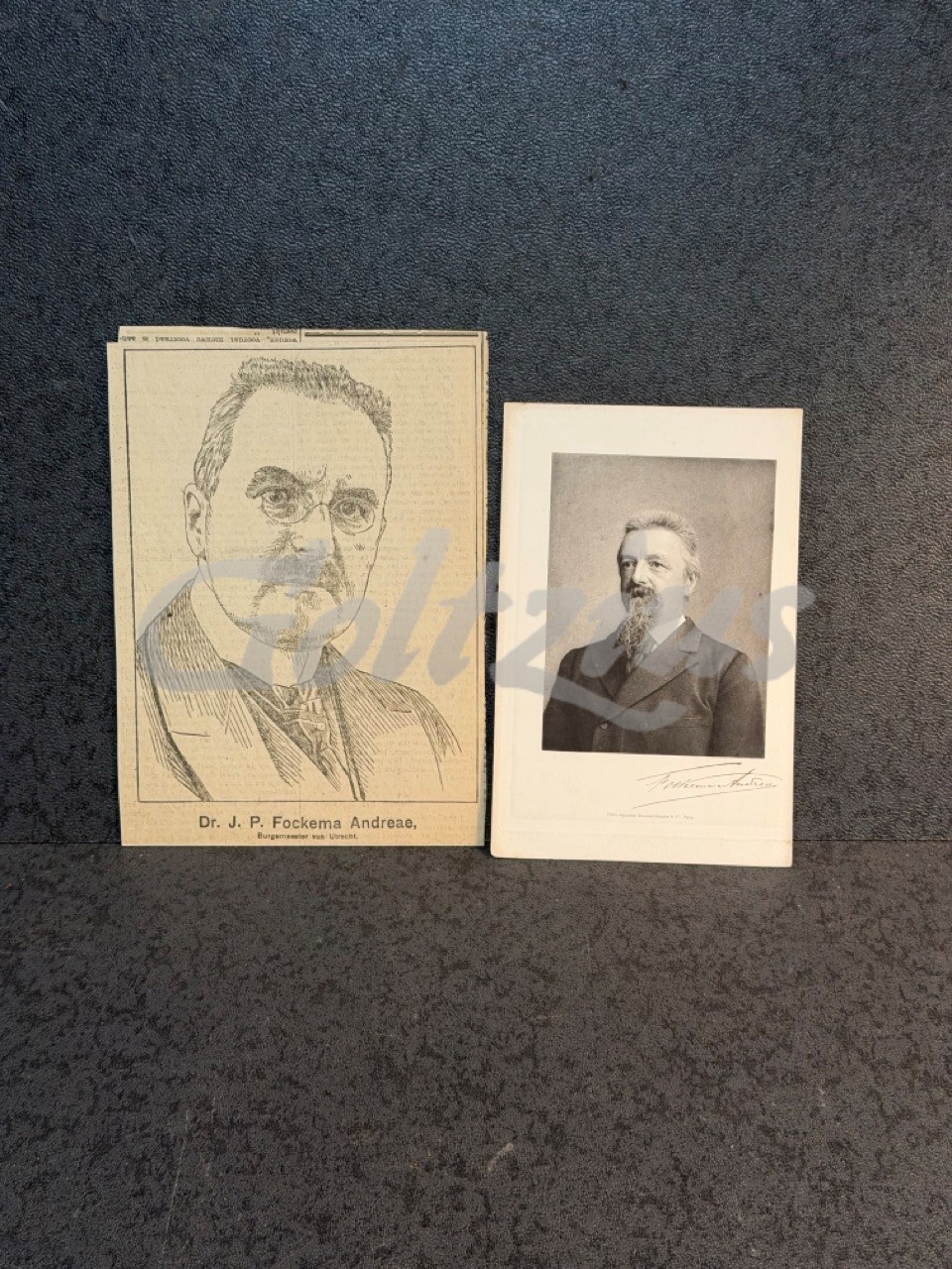 Portraits of Joachimus Pieter Fockema Andreae
