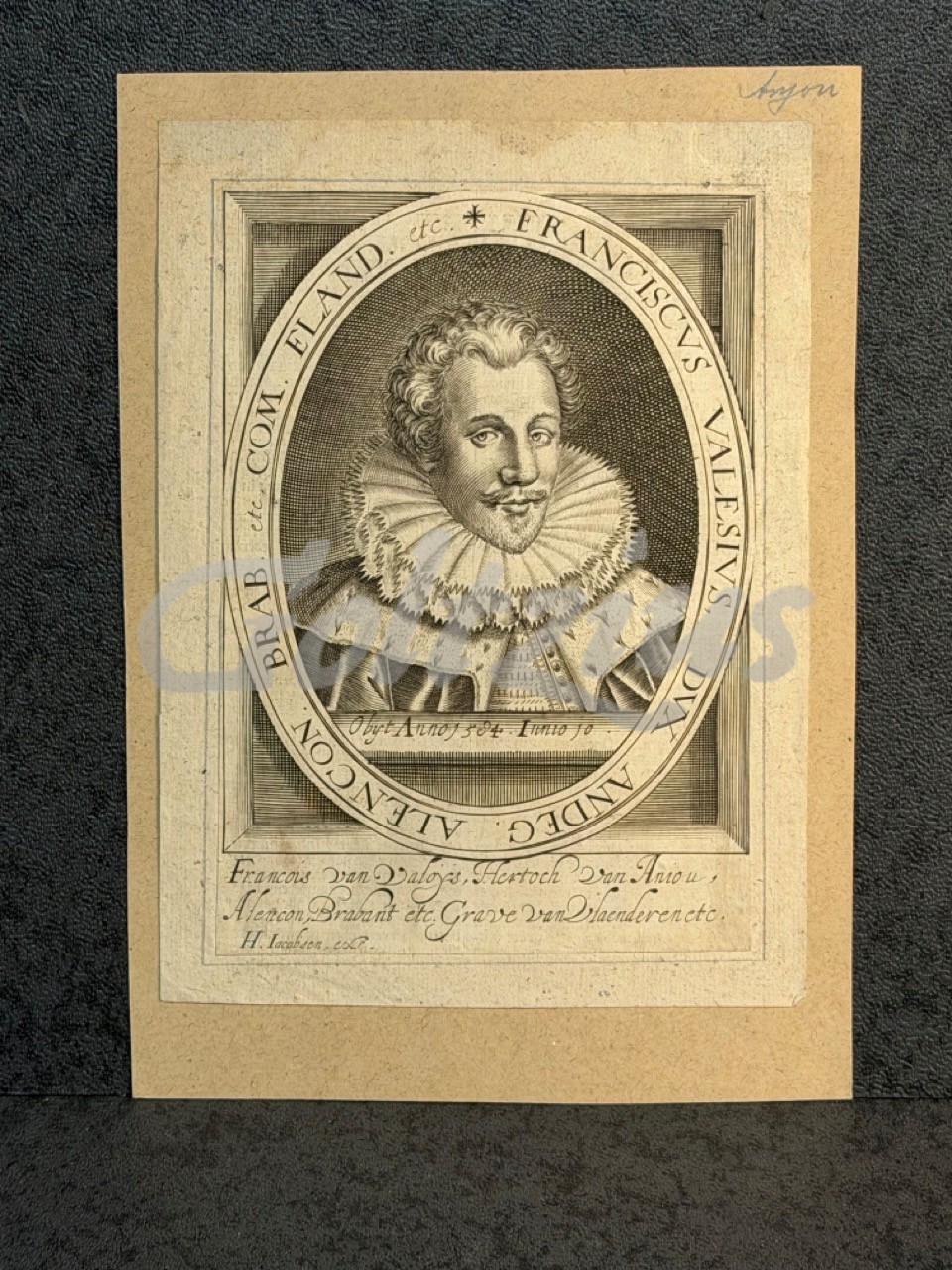 Portrait of Francis, Duke of Anjou