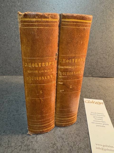 HOLTROP, JOHN, Nieuw Engelsch en Nederduitsch woorden-boek. 2 vols. New Dutch and English Dictionary