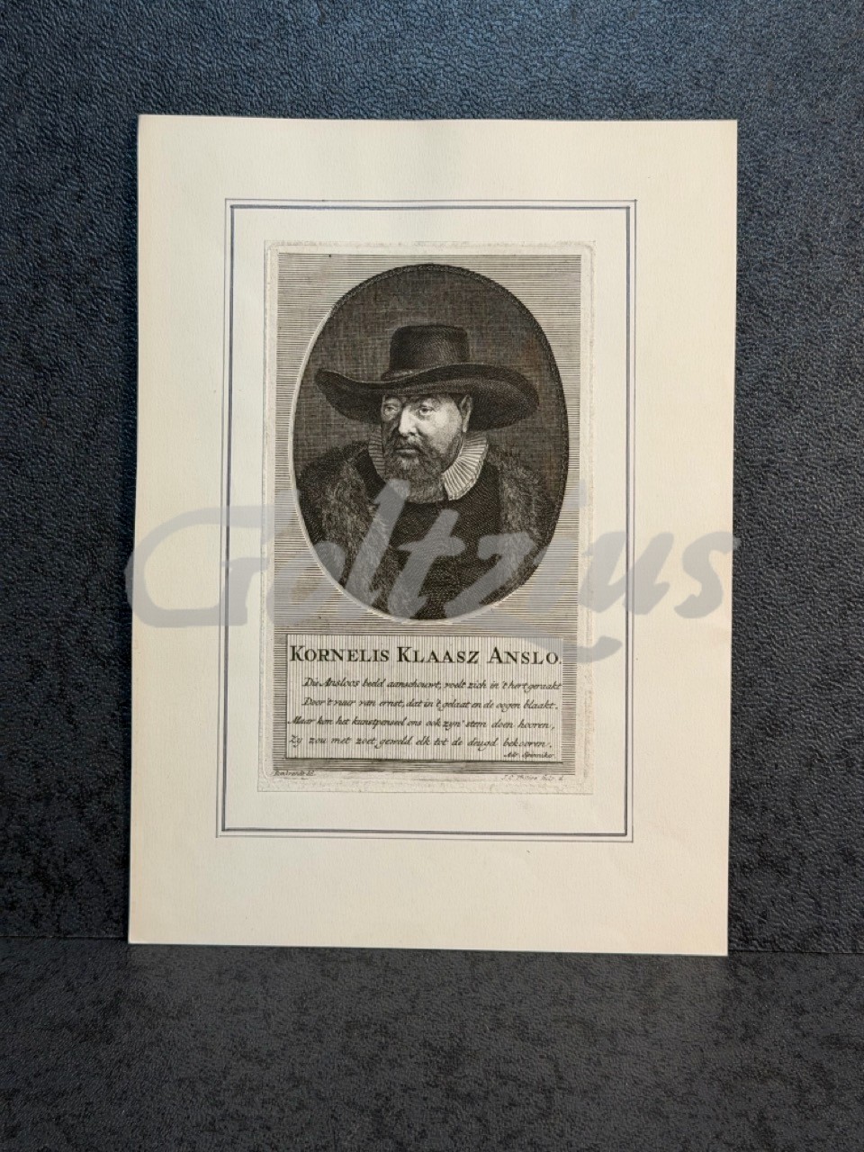 Portrait of Kornelis Klaasz. Anslo