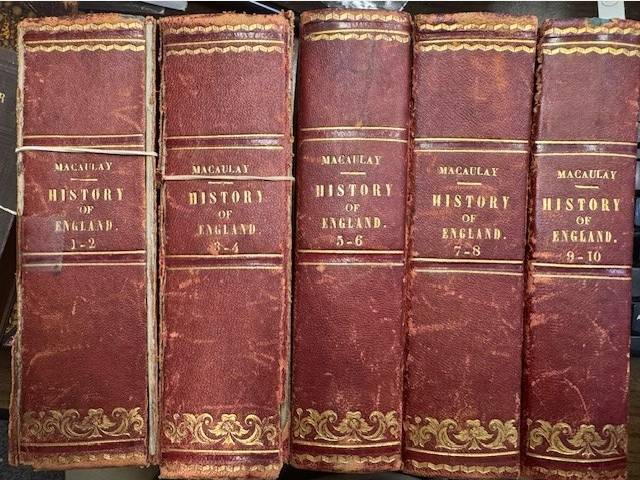 MACAULAY, THOMAS BABBINGTON, The history of England from the accession of James the second. Copyright edition
