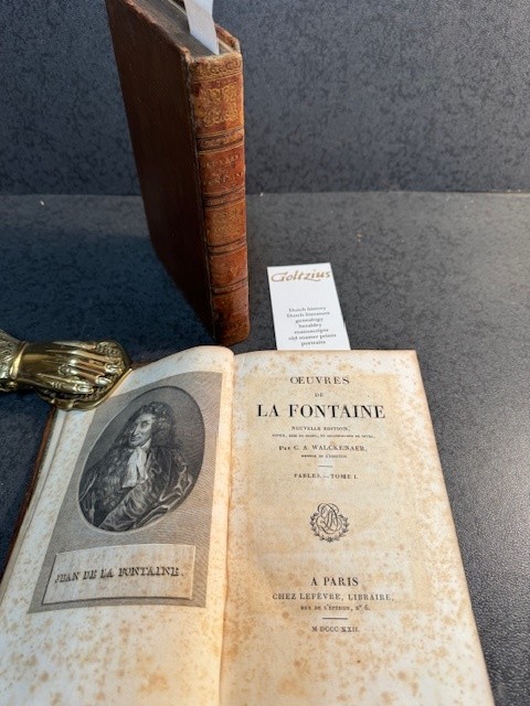 FONTAINE, J. DE LA, Fables, oeuvres de la Fontaine. Nouvelle edition revue par C.A. Walckenaer,