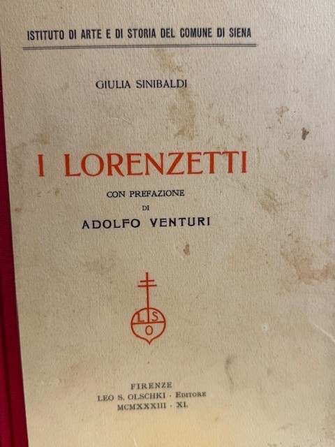 SINIBALDI GIULIA, Lorenzetti - I Lorenzetti