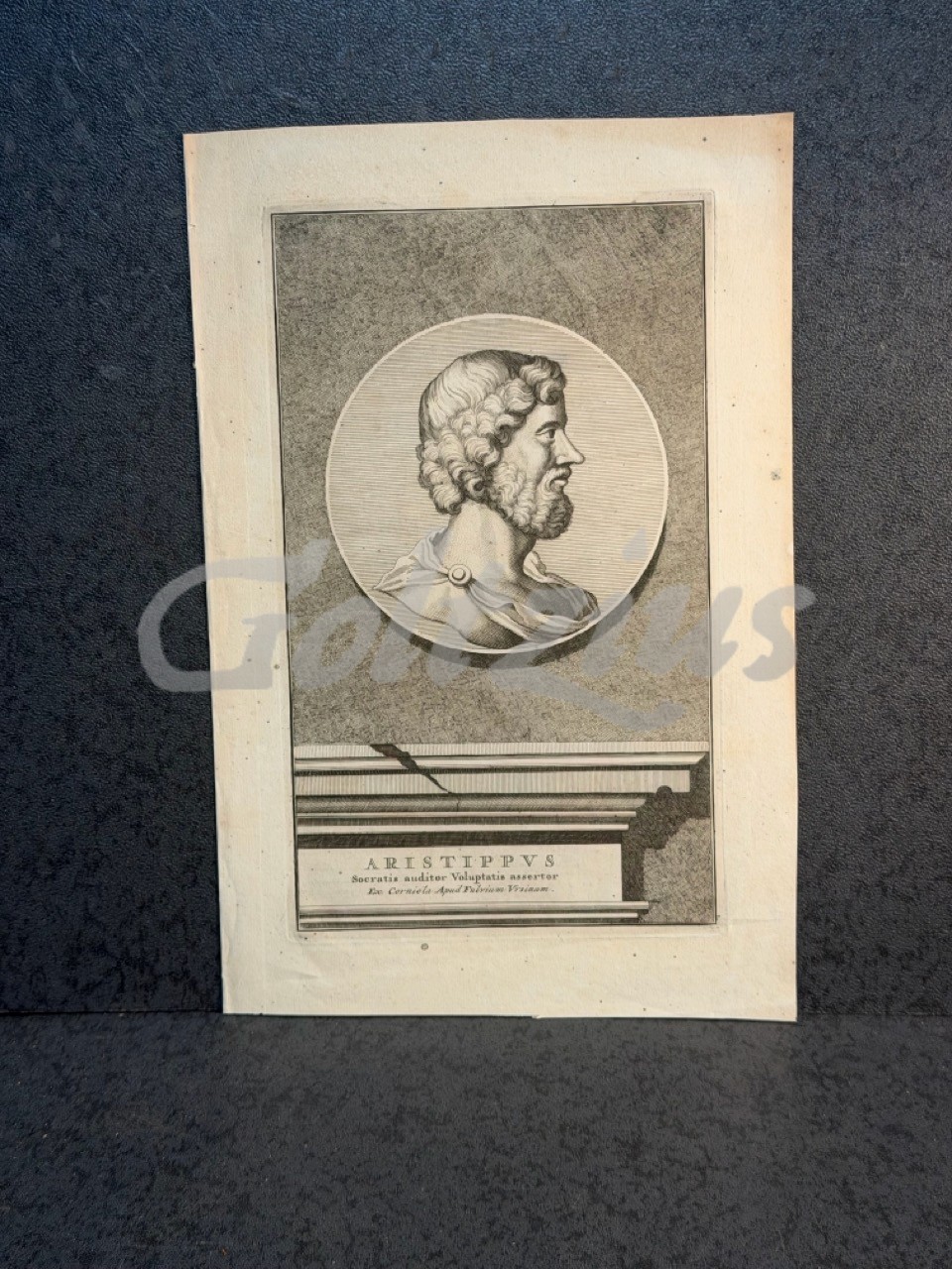 Portrait of Aristippus of Cyrene