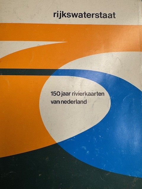 Rijkswaterstaat 150 jaar rivierkaarten van Nederland.