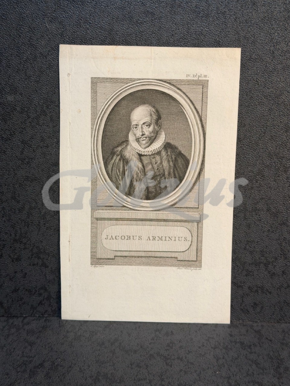 Portrait of Jacobus Arminius