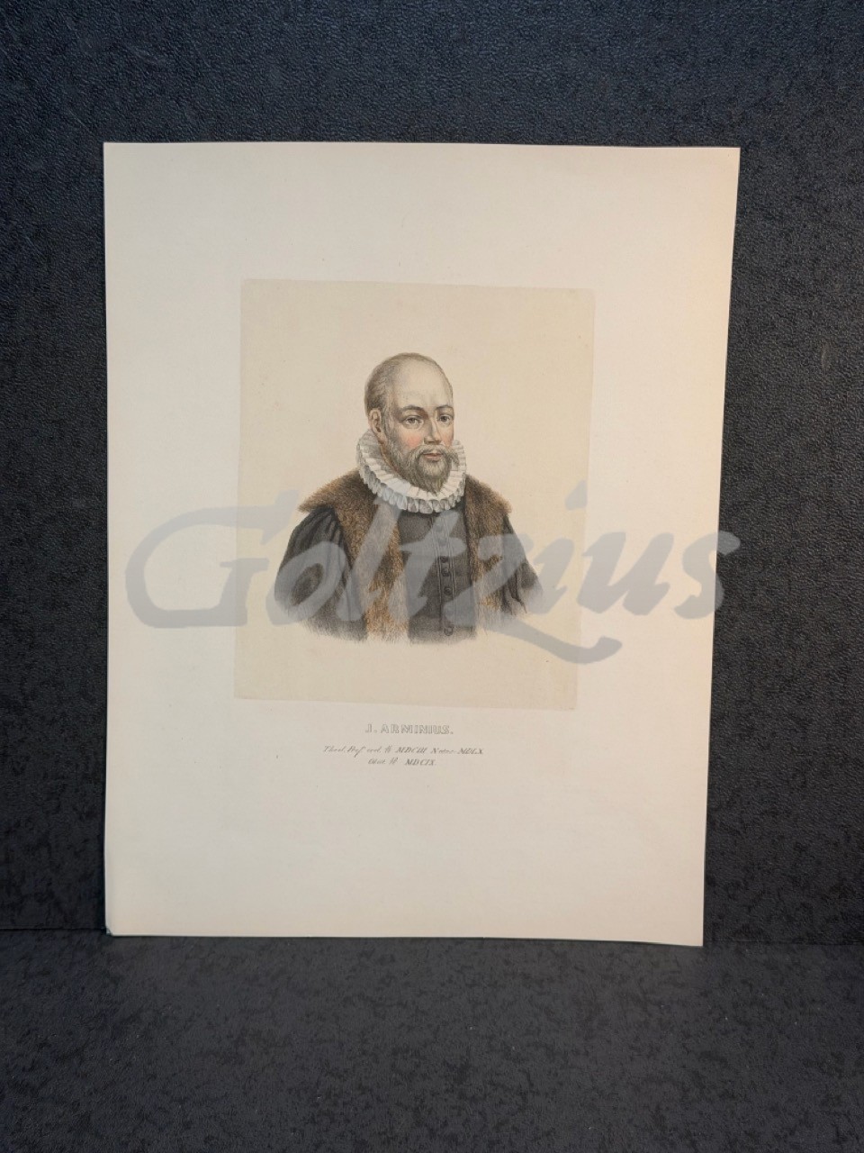 Portrait of Jacobus Arminius