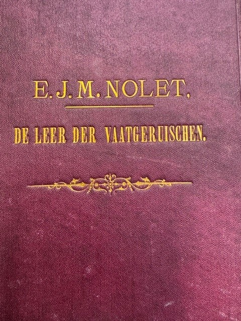 NOLET, E.J.M., De leer der vaatgeruischen.