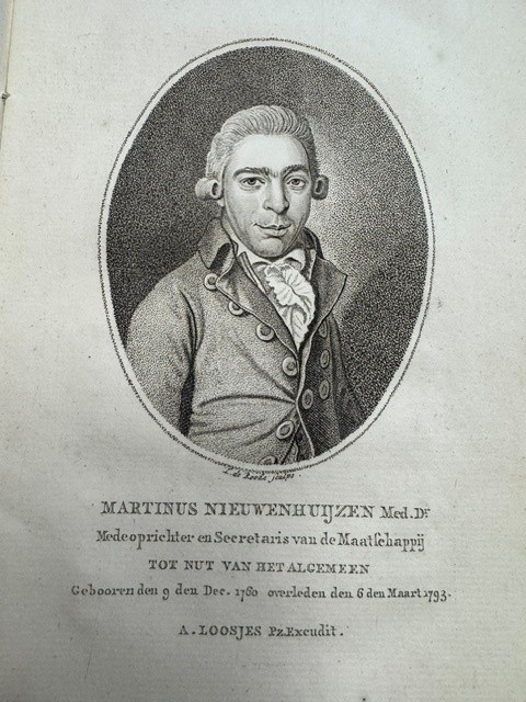 BRENDER A BRANDIS, G., Lijkrede op Martinus Nieuwenhuijzen medeoprichter en secretaris der Maatschappij tot Nut van 't Algemeen (...) gedaan (...) op dingsdag den 26sten van lentemaand 1793.