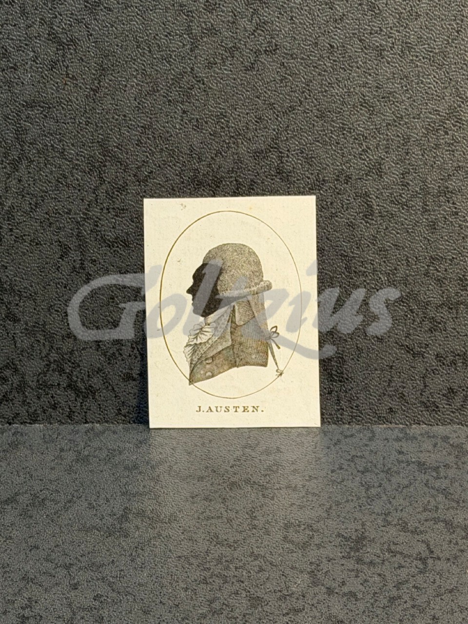 Silhouette portrait of J. Austen