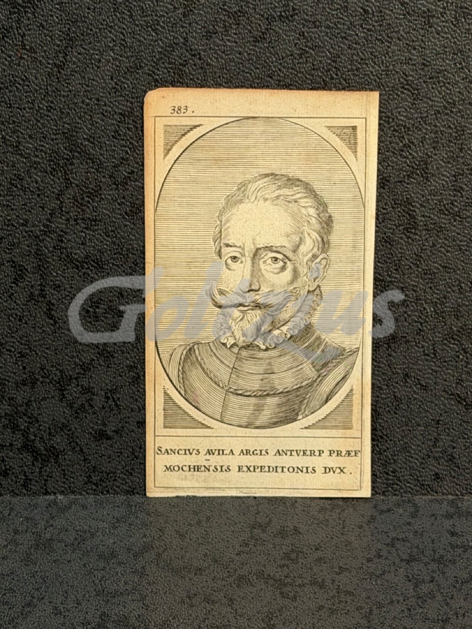 Portrait of Sancho d'Ávila