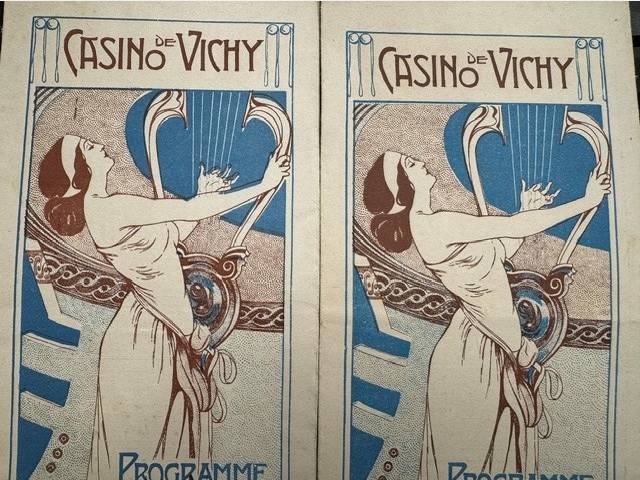 Casino de Vichy: Programme La Walkyrie 7 Aout 1910..