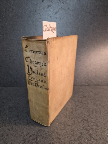 Scriverius, Petrus Hollandsche, Zeelandsche en Vriesche chronyck ofte een gedenkwaerdige beschryvingh van den oorsprong, opkomst en voortgang der selver landen. Soo onder de Regeeringe en Successie der Graven, wegens hare geslachte en verrichtinge, van Diederick den I. tot