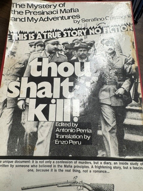 CASTAGNA, SERAFINO, Thou shalt kill.