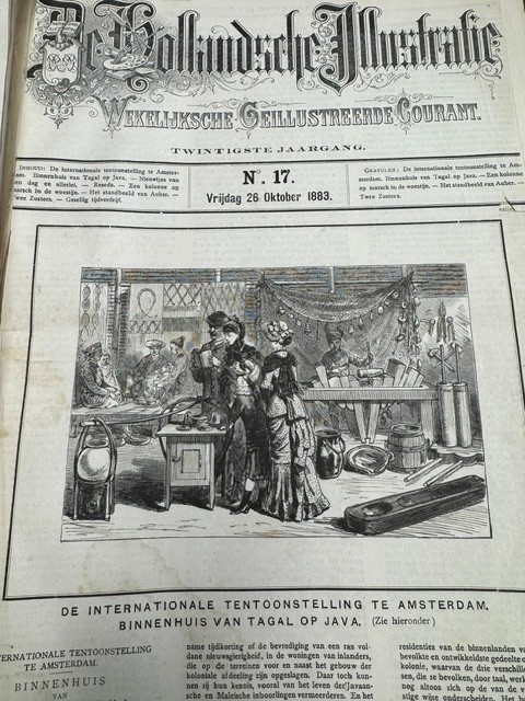 De Hollandsche Illustratie. Wekelijksche Geillustreerde Courant 20e jaargang 1883-1884. .