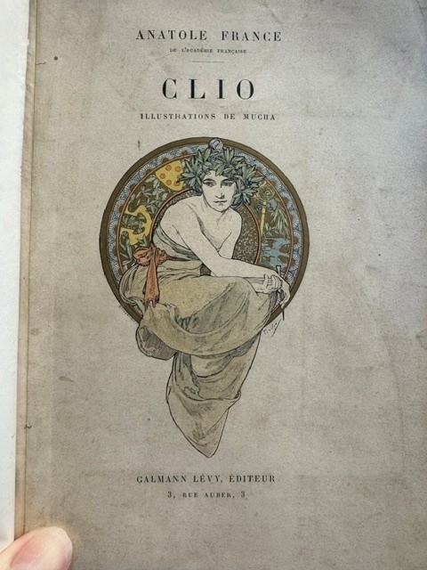 FRANCE, A., Clio illustrations de Mucha