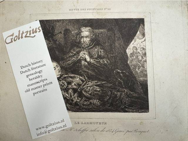 SCHEFFER, A. BOUQUET, A., Eberhard, comte de Wurtemberg, known as Le Larmoyeur.