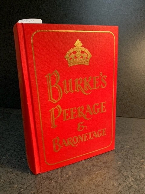 BURKE - Burke's peerage and baronetage, edition 105 (1970, 3rd impression 1978, or 4th impression 1980]