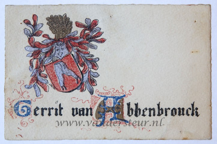  - Wapenkaart/Coat of Arms: Abbenbrouck (Van)