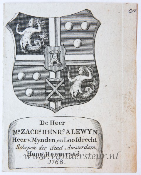 Wapenkaart/Coat of Arms: Alewijn