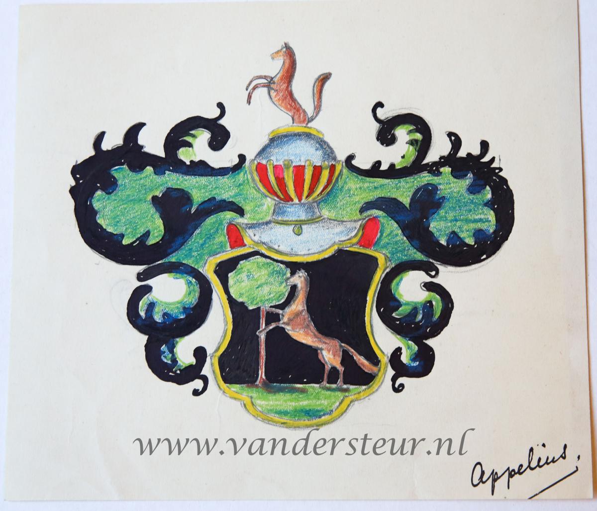 Wapenkaart/Coat of Arms: Appelius