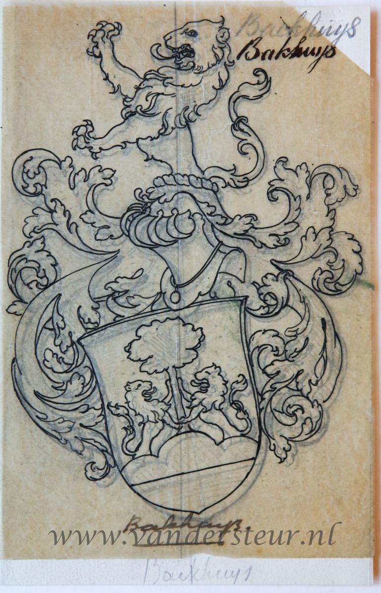 Wapenkaart/Coat of Arms: Backhuys